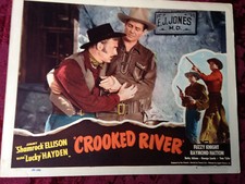 Crooked River 1950 Orig Lobby Card Russell Hayden Jimmy Ellison T Tyler Western
