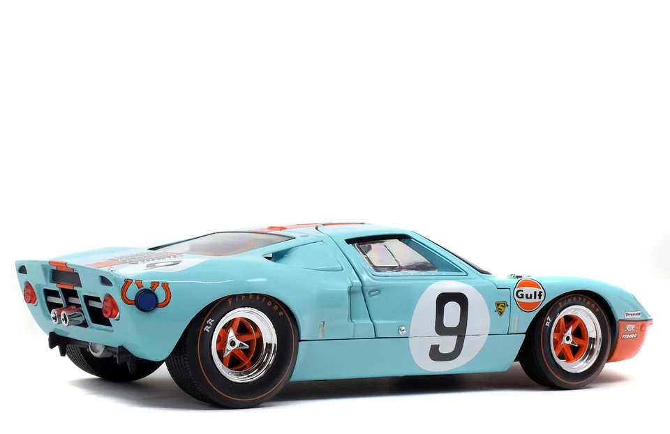 Ford GT40 MKI #9 Vince Le Mans 1968 Rodriguez Bianchi Solido S1803001 1:18 GT 40 - Immagine 3 di 4