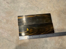 BEAUTIFUL BUFFALO HORN KNIFE HANDLE MATERIAL BLANK SCALES