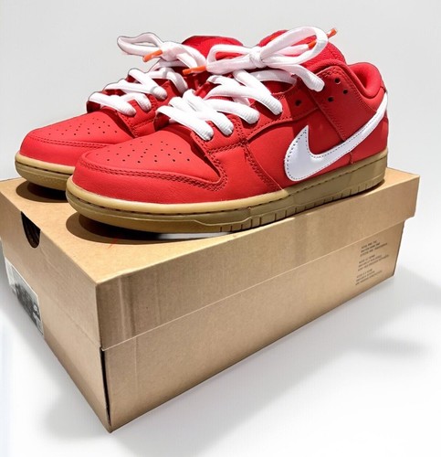 SB Dunk Low University Red Gum FJ1674-600 Men’s Shoes Size 7.5,8,8.5 - 第 7/24 張圖片