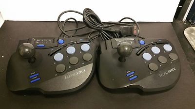 2 NEW Eclipse Arcade Joystick Joy Stick Controllers for Sega Saturn 