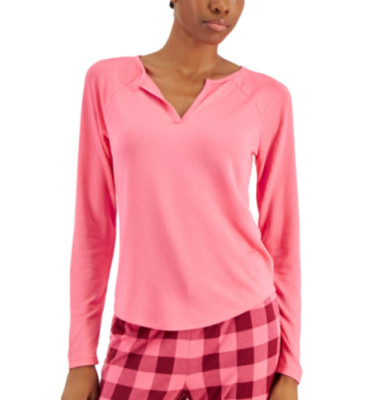 Womens Pajama Top Pink XXLarge JENNI $29 NWT