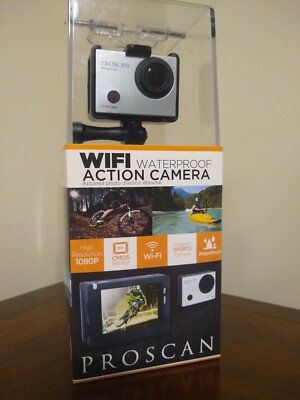 WiFi Waterproof Action Camera, Full HD 1080p Resolution, unused/open box