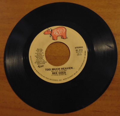 235 - 45 GIRI RSO - BEE GEES TOO MUCH HEAVEN - REST YOUR LOVE ON ME 1978 11/17