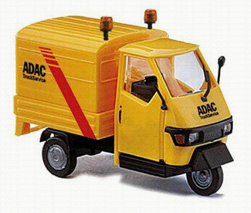 Piaggio ape 50 ADAC Werbe-Träger Il ADAC Truck-Service 1:87 Busch 48483 - Immagine 2 di 2