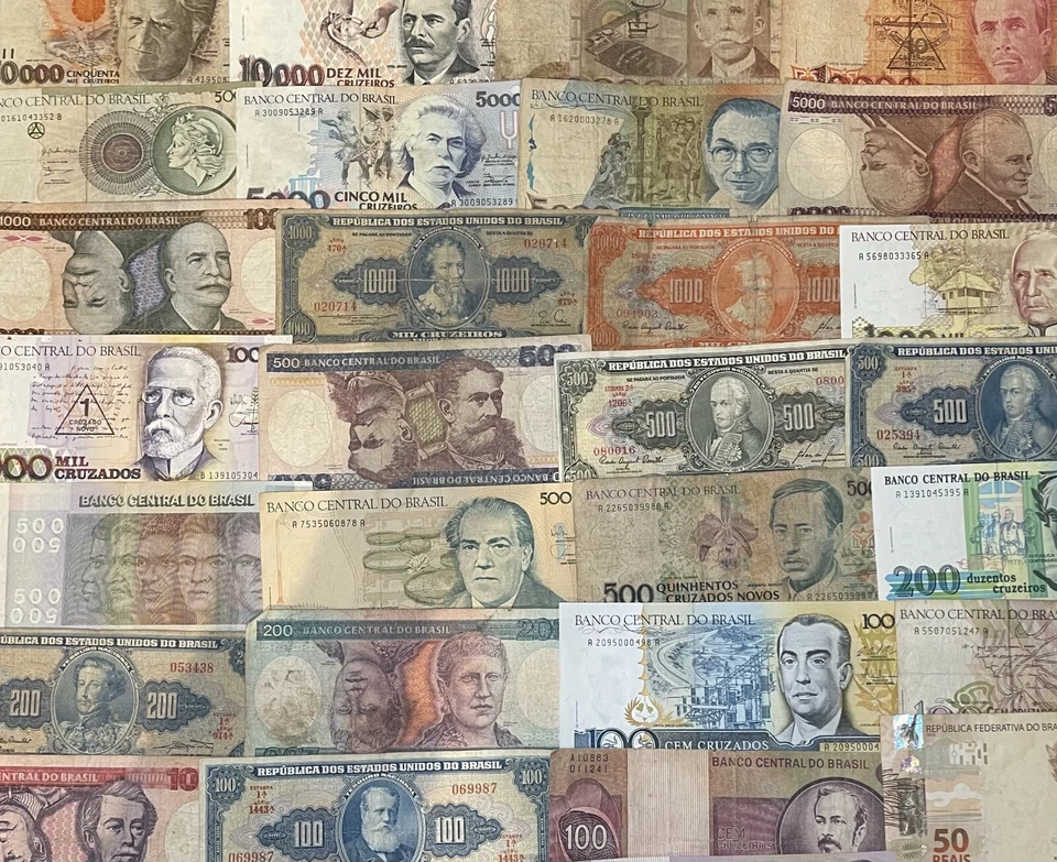 BRASILIANISCHE CRUZEIRO / REAIS / ECHTE BANKNOTEN - SCHEINWAHL & STIL - BRASILIEN - Bild 1 von 1