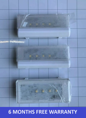 Replacement Whirlpool Refrigerator LED Light 2 Pcs W10515057 & 1 Pc W10515058