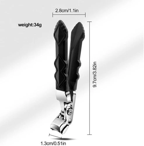 Nagelknipser für Senioren dicke Nägel, großer, abgewinkelter Kopf ergonomisch - Bild 6 von 11