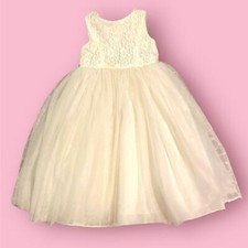 David Bridal Girls Dress Tulle and Satin size 4T