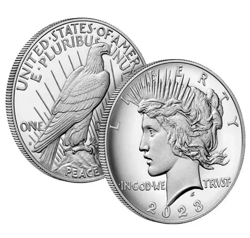 2023-S Peace Silver Dollar Proof Coin .999 Fine w/Box & COA Item# 23XL