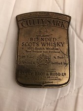 Cutty Sark Blended Scots Whiskey Belt Buckle