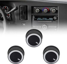 For 2008-2017 Chevrolet Express Van Savana Ac Heater Temp Control Knob Gm 3pcs
