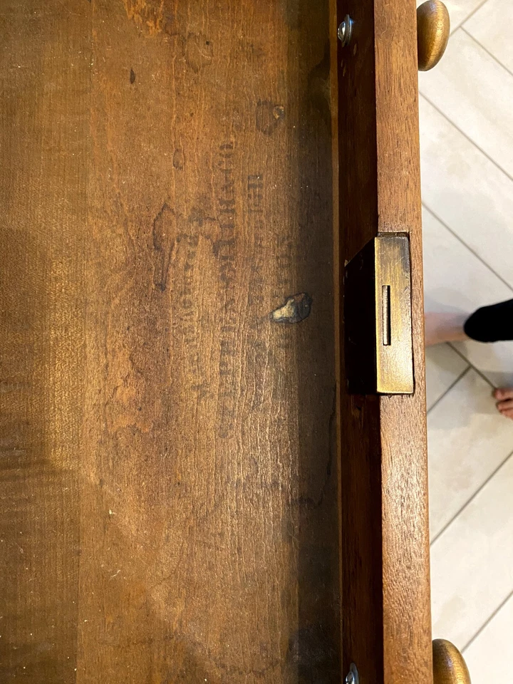 Escritorio antiguo Stephen Smith de la década de 1840 imprescindible vender Foto 3 de 4