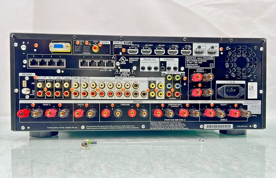 Sony STR-ZA5000ES 9.2 Channel 4k AV Receiver with Dolby Atmos and DTS:X - Image 3 of 4