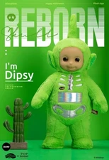 Teletubbies Dipsy Reborn Pop Sunday Wildbrain 23.6In Plush Doll Action Figure