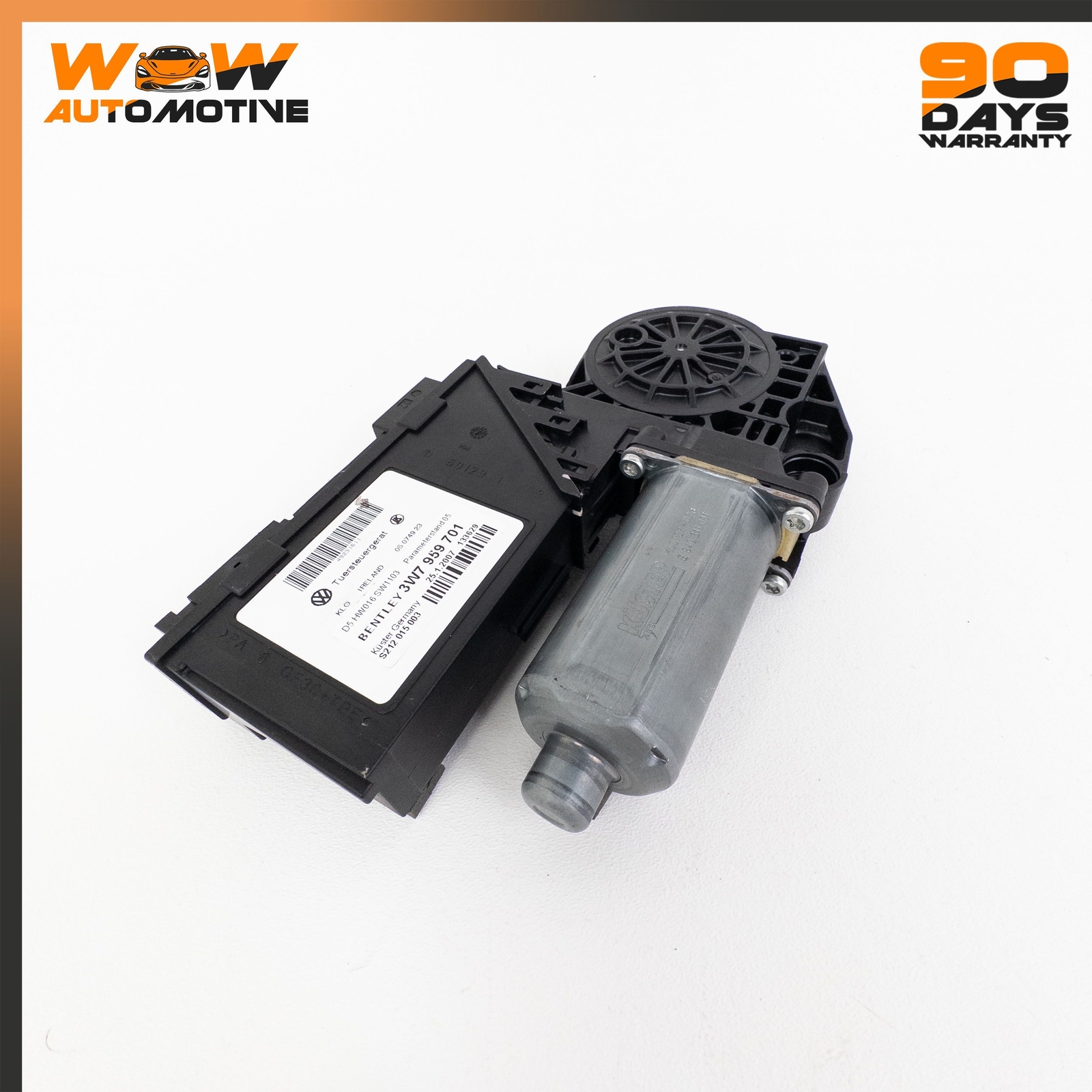 07-13 BENTLEY CONTINENTAL GTC FRONT LEFT DOOR WINDOW REGULATOR MOTOR CONTROL OEM