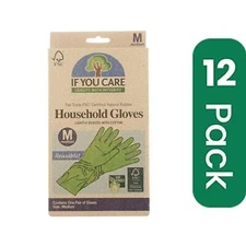 If You Care Household Gloves - Medium - 12 Pairs (Pack of 12)
