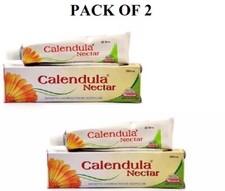  Pack of 2 Calendula Nectar Marigold Homeopathic Ointment Cream 25g By Wheezal