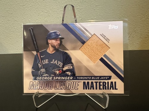 George Springer 2024 Topps Series 1 Major League Material Bat Relic #MLM-GS
