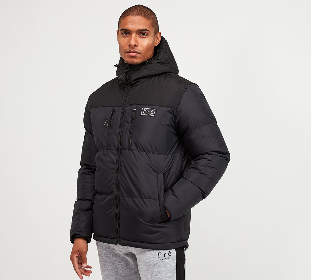 PRE LONDON - Acer Puffer Jacket (Black 