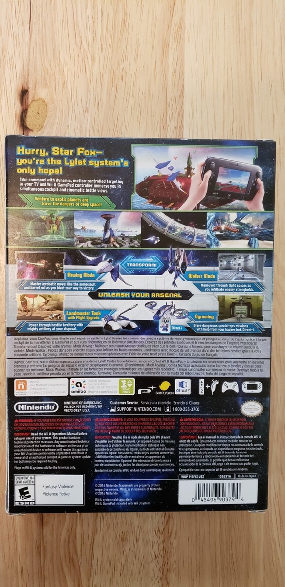 unopened Nintendo Wii U Star Fox Zero & Guard bundle | eBay