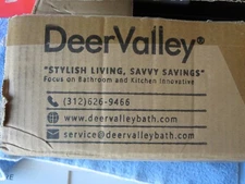 Small Bathroom Sink DeerValley, Mini Rectangle Wall Mount Vessel Sink for Bat...