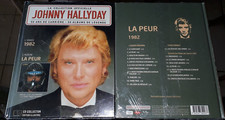 NEUF SCELLE JOHNNY HALLYDAY LA PEUR 1982 LIVRE CD LA COLLECTION OFFICIELLE