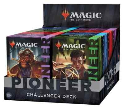 2021 MAGIC THE GATHERING PIONEER CHALLENGER 8 DECKS SEALED DISPLAY BOX