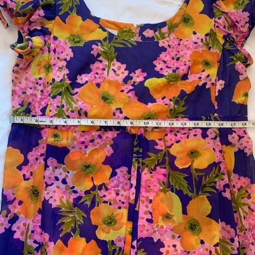 Vintage Lilly Pulitzer 1960’s The Lilly Multicolor Floral Maxi Dress Resortwear - Bild 12 von 16