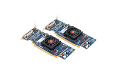 Lot of 2 Dell AMD Radeon HD 6350 512MB GDDR3 Graphics Card Dell P/N: 0HFKYC
