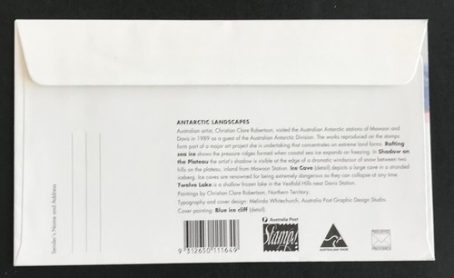 SE29 AUSTRALIAN ANTARCTIC TERRITORY 1996 FDC Landscapes - Picture 2 of 2