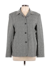 Rafaella Women Gray Wool Blazer 12