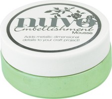 Tonic Studios NEM-808 Nuvo Embellishment Mousse-Spring Green 2Pk 