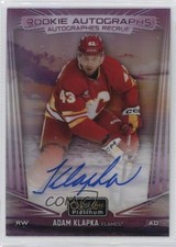 2024-25 O-Pee-Chee Platinum Rookie Auto Sunset Adam Klapka #R-KL Auto 1r7w