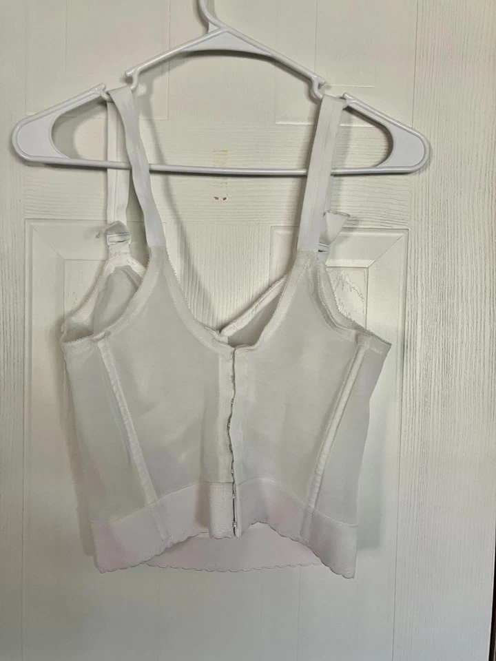 Sujetador largo bustier pestañas malla vintage Foto 4 de 4