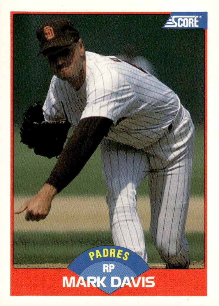 1989 Score #490 Mark Davis