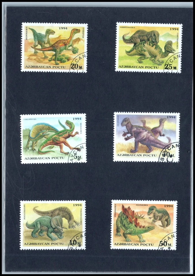 1990 DINOSAURS mixed lot 9 panels sealed Tanzania Bulgaria Vietnam etc - Image 2 of 4