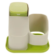 Soap Dispenser for Kitchen Bathroom Dish and Sponge Holder Hand Container