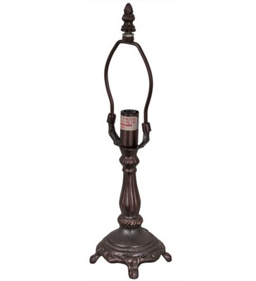Meyda Tiffany 157987 Footed 9'' Tall Lamp Base - MultiColor