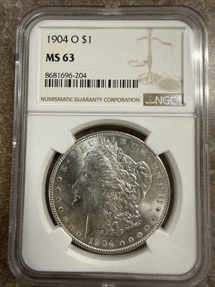 MS 63 Graded 1904 Year Morgan US Dollars (1878-1921) for sale | eBay
