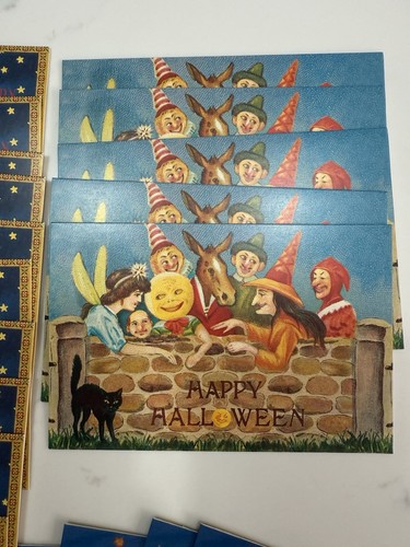 Punch Studio Lot Of 20 Vintage Inspired Halloween 🎃 Note Cards Envelopes - Picture 9 of 10