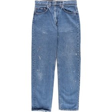 Vintage 1990'S Levi's 505-0217 Tapered Denim Pants Made in the USA Men's Siz...