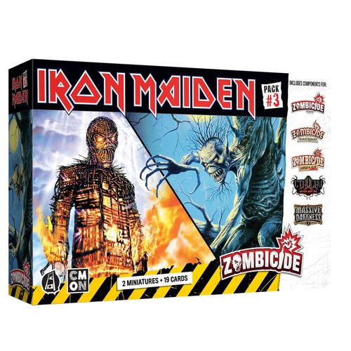 Zombicide Iron Maiden Character Pack #3 - Fear of The Dark & Wicker Man Minia...