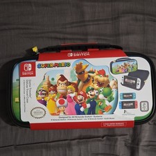 Game Traveler Deluxe Hard Shell Travel Case Super Mario for Nintendo Switch
