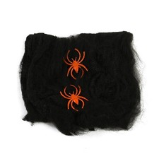 LKQBBSZ Halloween Haunted Decoration Supplies Cobweb Spider with Black