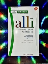 NEW Alli Orlistat Weight Loss Diet Pills Refill Pack - 120ct- Exp 10/27