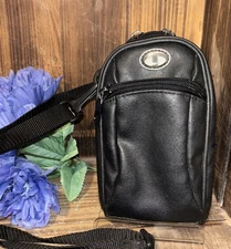 Trax 2 Pocket Leather Soft Case For Small Format Camera & Accessories  w/Strap