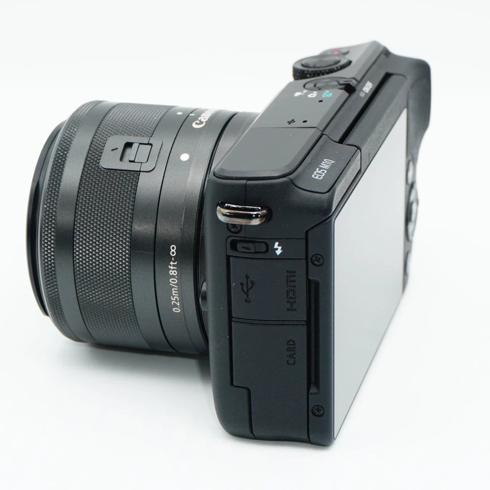 "Near Mint" Canon EOS M10 Black with 15-45mm F3.5-6.3 Lens Kit #08014 - Image 3 of 4