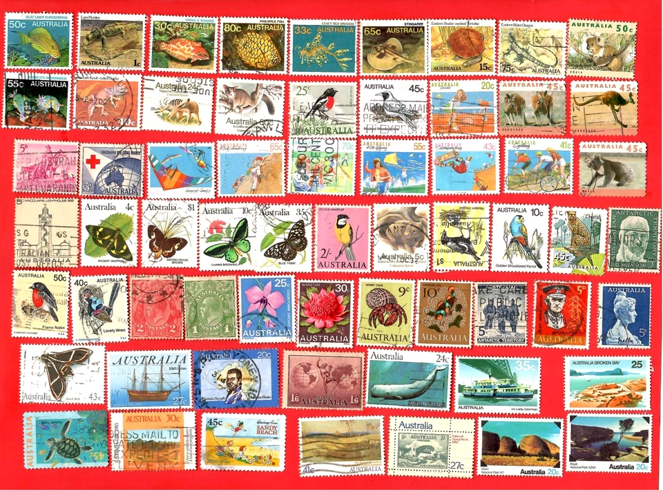 Worldwide Stamps Used & Mint W/PORTUGAL, CHRISTMAS ISLAND, AUSTRALIA, DENMARK😊 - Image 3 of 4