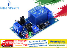Rele relay temporizzatore 12v timer regolabile 0s a 3700s 250VAC 10A 30VDc 10A